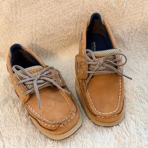 Little Boys Classic Sperry Tan Boat Shoes